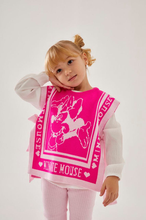 طقم بناتي ميني زهري 2-8 سنوات