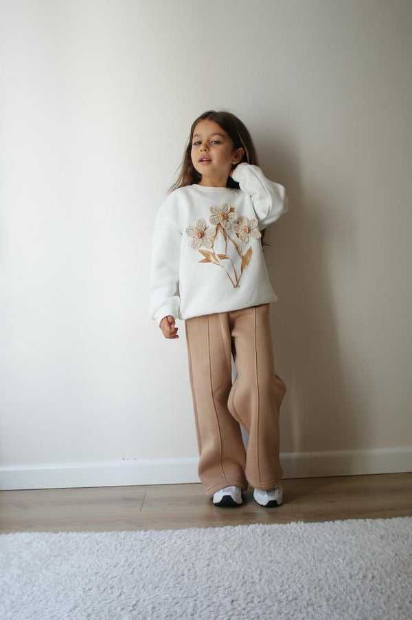 طقم ورد ناعم 3-10سنوات