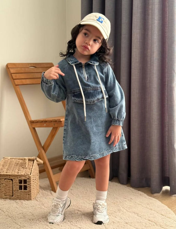 فستان جينز 3-10سنوات