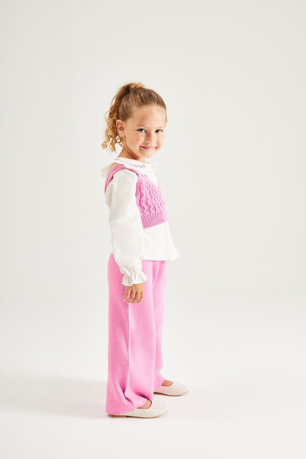 طقم 3 قطع زهري 2-8 سنوات