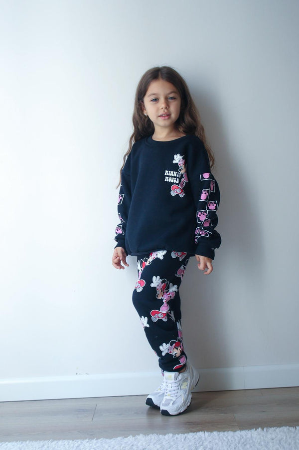 ميني اسود وزهر 3-10 سنوات